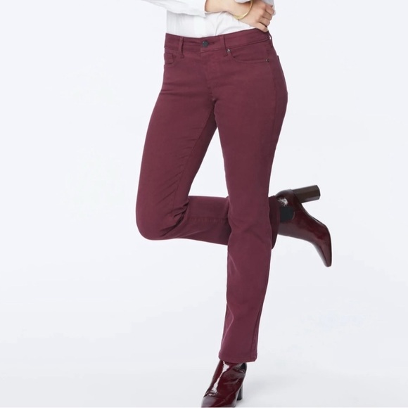 NYDJ | Marilyn Straight Stretch Emotion Lift Tuck Jeans Sz 4 - Picture 1 of 12